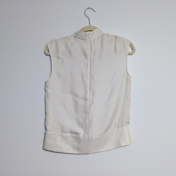 Vintage Theory 100% Silk Blouse EUC Petite - Picture 2 of 7